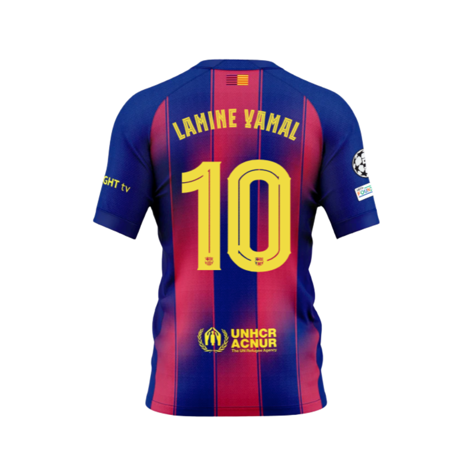 LAMINE YAMAL | UCL Maillot homme domicile 25/26 FC Barcelona - Édition Joueur
