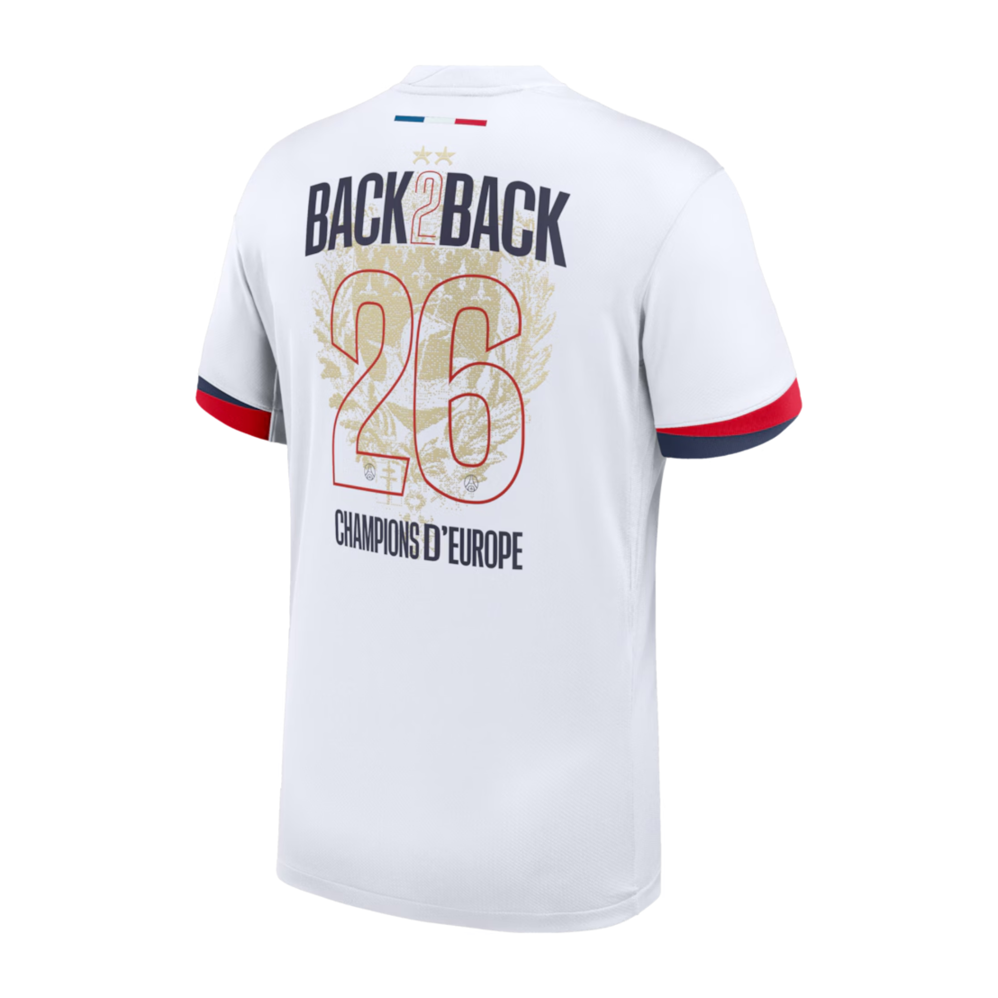 Maillot Extérieur Stadium PSG Nike 25/26 - Flocage Champions of Europe - 26